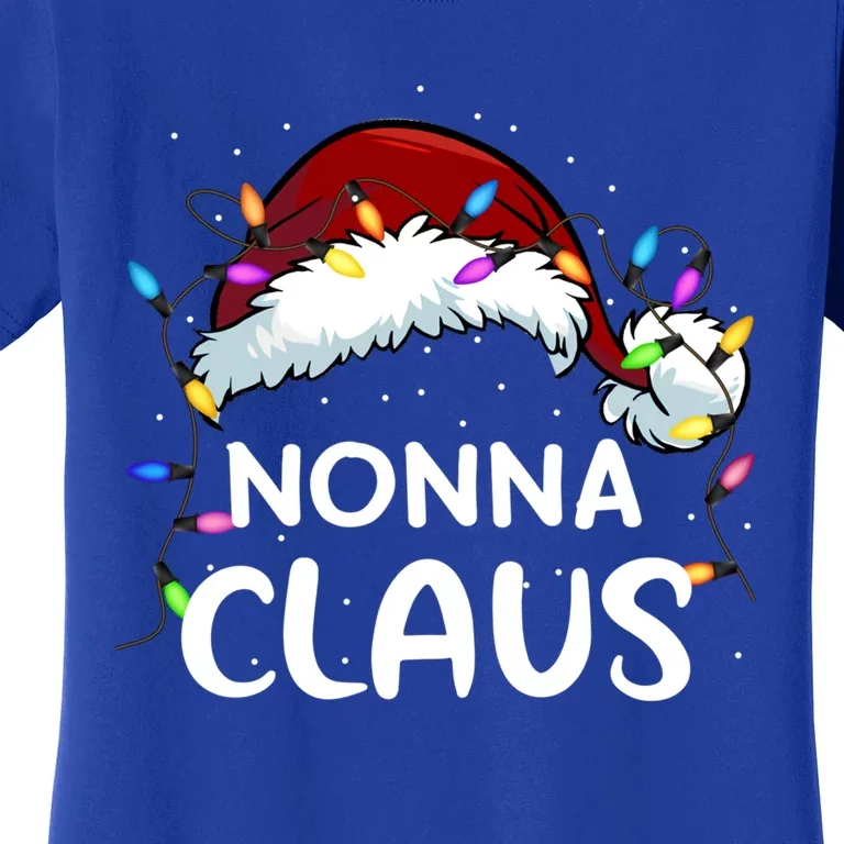 Nonna Claus Gift Christmas Pajama Family Matching Xmas Cute Gift Women's T-Shirt