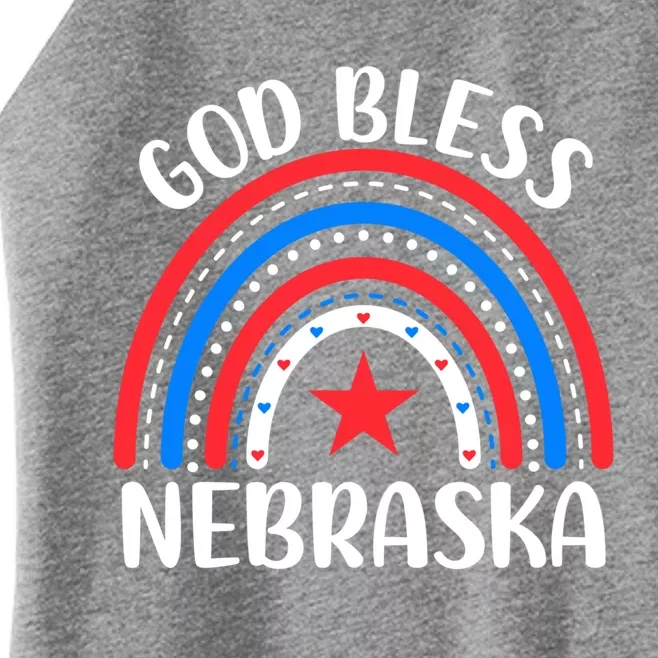 Nebraska Cute Gift I Love Nebraska Usa Gift Women’s Perfect Tri Rocker Tank