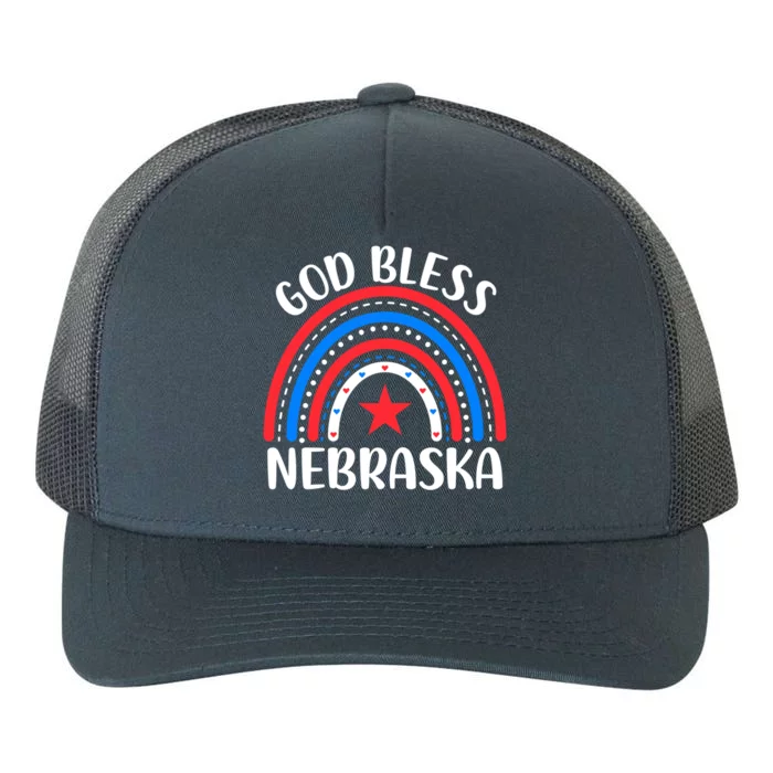 Nebraska Cool Gift I Love Nebraska Usa Gift Yupoong Adult 5-Panel Trucker Hat