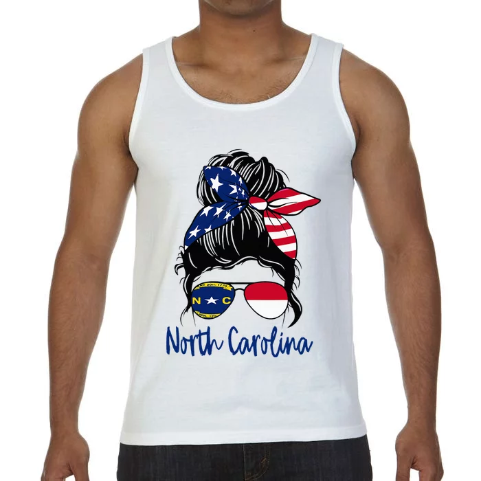 North Carolina Girl North Carolina Flag State Girlfriend Comfort Colors® Tank Top