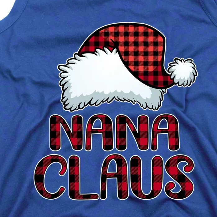 Nana Claus Gift Funny Christmas Pajama Family Matching Gift Tank Top