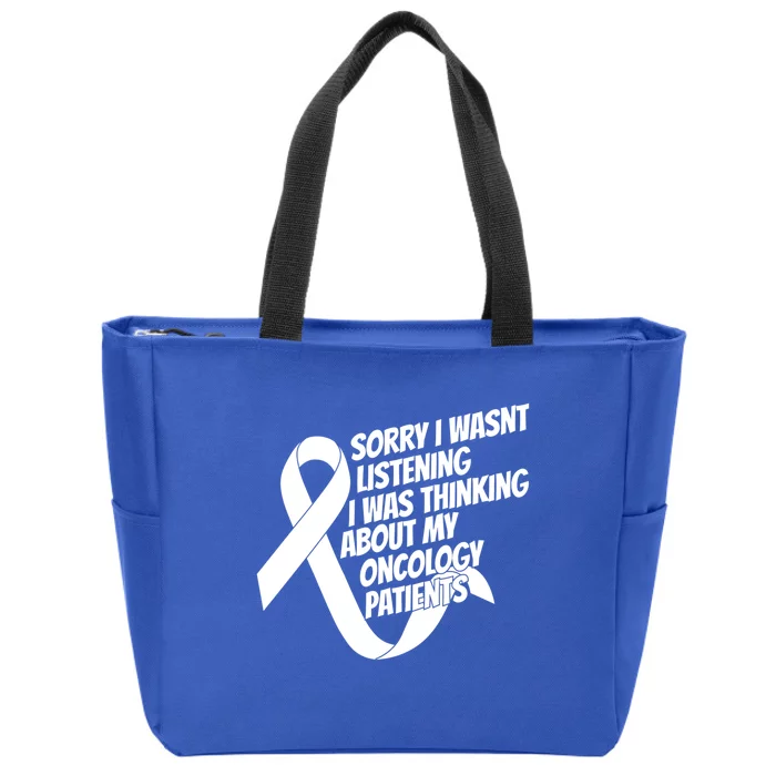 Nursing Caretaker Hospital Oncology Nurse Cute Gift Zip Tote Bag