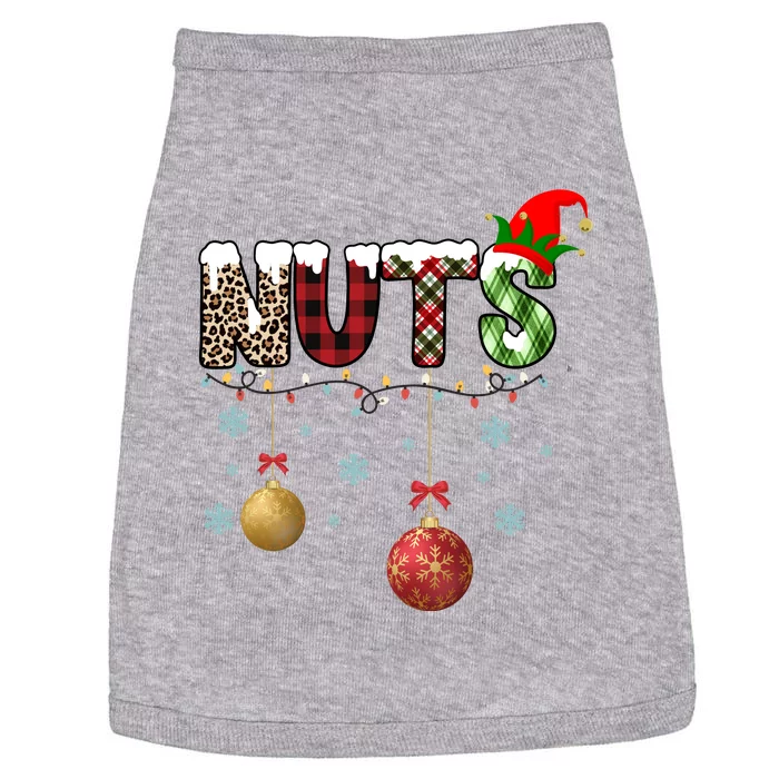 Nuts Christmas Holiday Festive Elf Doggie Tank