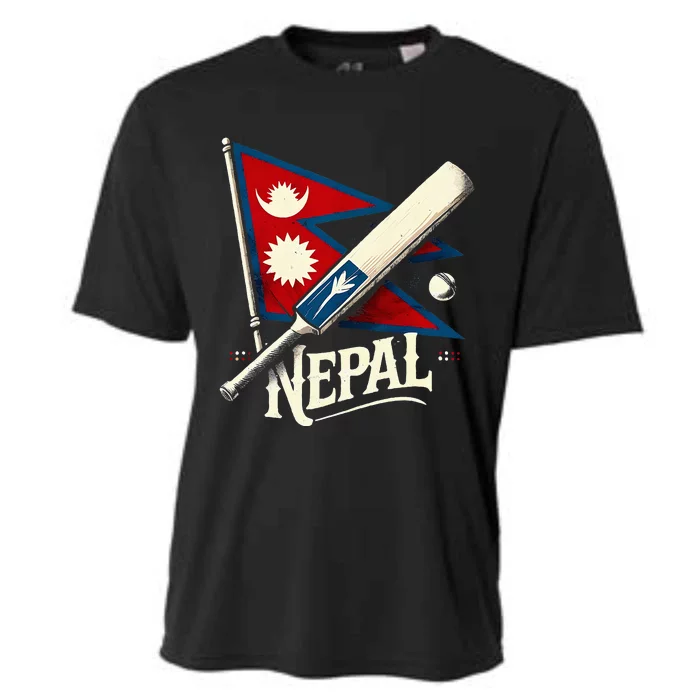 Nepal Cricket Jersey 2024 Cricket Flag Of Nepal Cooling Performance Crew T-Shirt