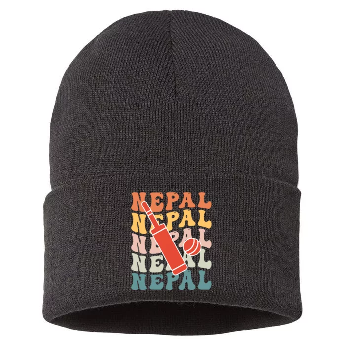 Nepal Cricket Jersey Sustainable Knit Beanie