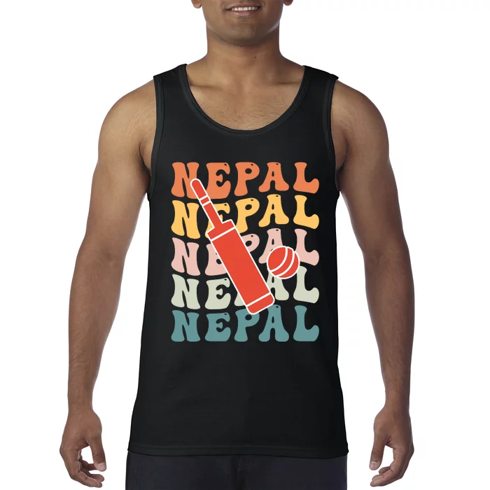 Nepal Cricket Jersey Tank Top