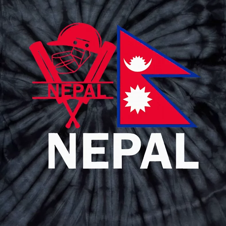 Nepal Cricket Jersey 2024 Team Flag Nepal Cricket Tie-Dye T-Shirt