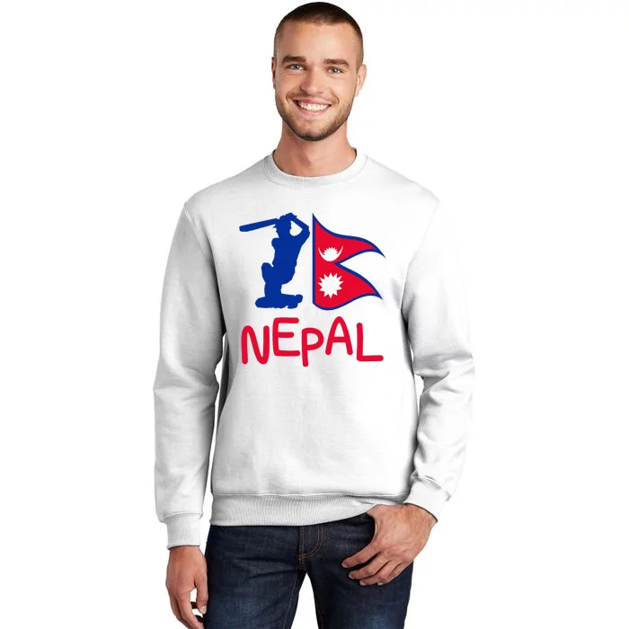 Nepal Cricket Jersey 2024 Cricket Flag Of Nepal Sweatshirt