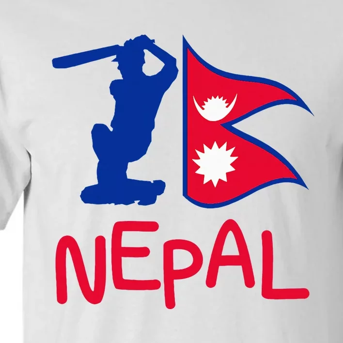 Nepal Cricket Jersey 2024 Cricket Flag Of Nepal Tall T-Shirt