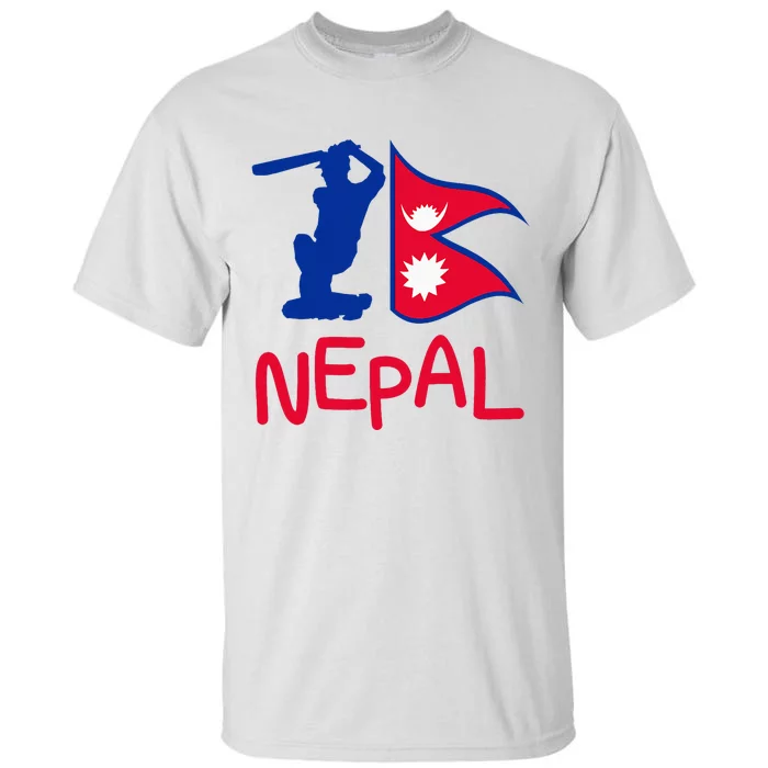 Nepal Cricket Jersey 2024 Cricket Flag Of Nepal Tall T-Shirt