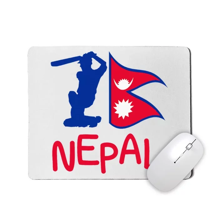 Nepal Cricket Jersey 2024 Cricket Flag Of Nepal Mousepad