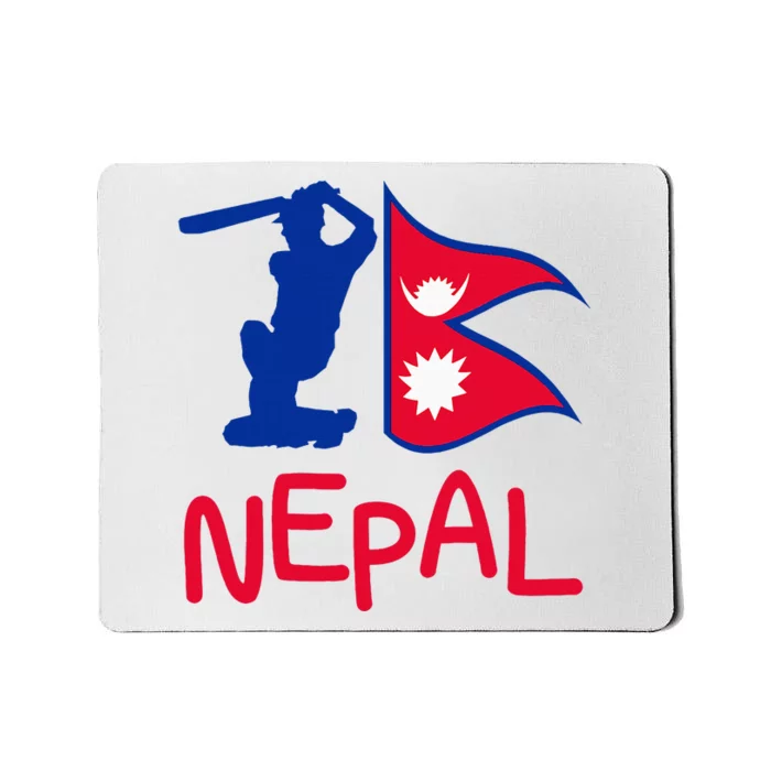 Nepal Cricket Jersey 2024 Cricket Flag Of Nepal Mousepad