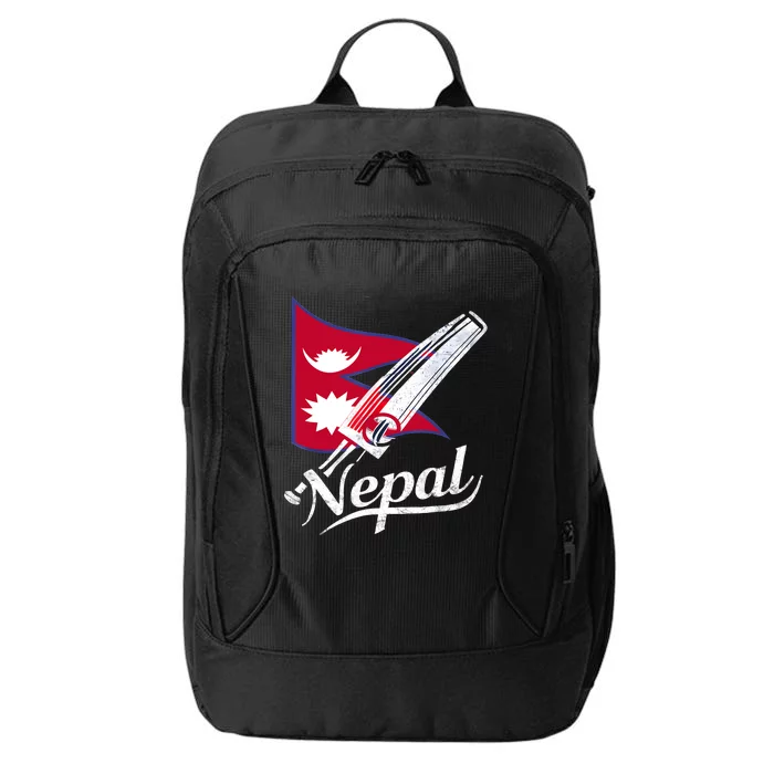 Nepal Cricket Jersey 2024 Cricket Flag Of Nepal City Backpack