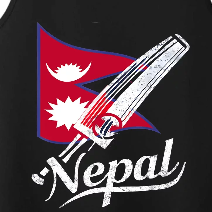 Nepal Cricket Jersey 2024 Cricket Flag Of Nepal Performance Tank