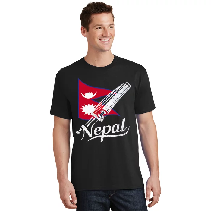 Nepal Cricket Jersey 2024 Cricket Flag Of Nepal T-Shirt