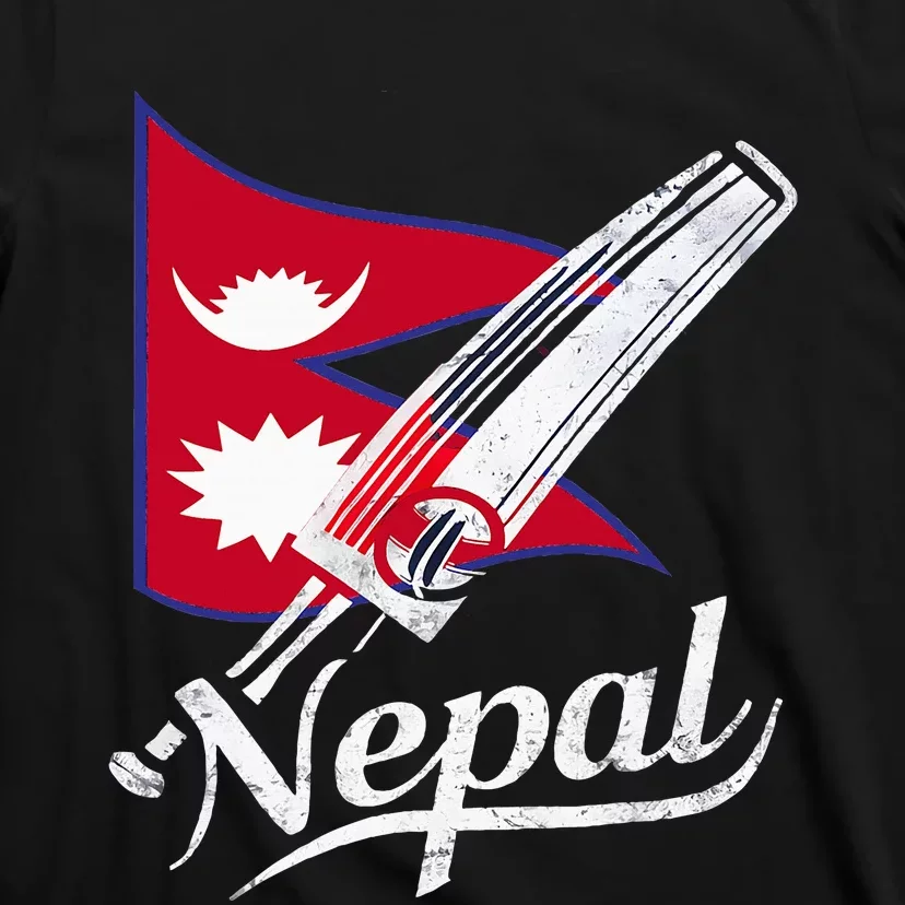 Nepal Cricket Jersey 2024 Cricket Flag Of Nepal T-Shirt