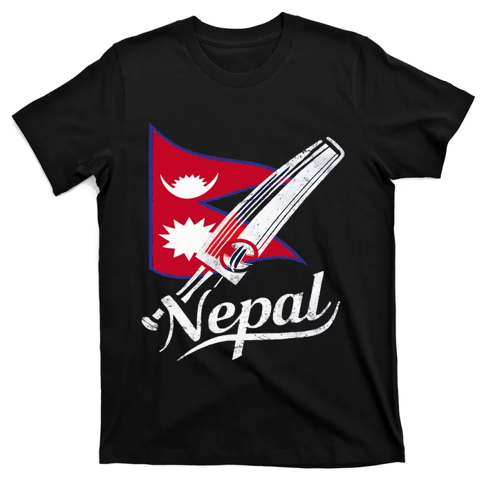 Nepal Cricket Jersey 2024 Cricket Flag Of Nepal T-Shirt