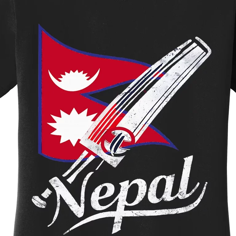 Nepal Cricket Jersey 2024 Cricket Flag Of Nepal Women's T-Shirt