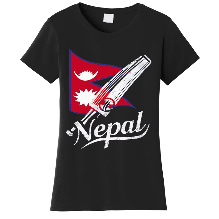 Nepal Cricket Jersey 2024 Cricket Flag Of Nepal Women's T-Shirt