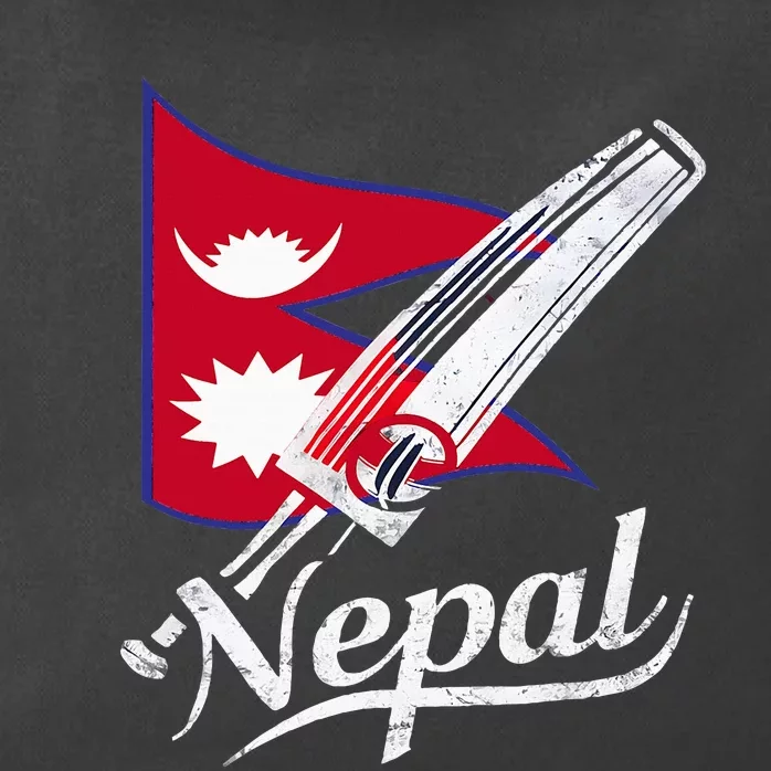 Nepal Cricket Jersey 2024 Cricket Flag Of Nepal Zip Tote Bag