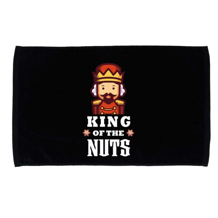 Nutcracker Christmas King Of The Nuts Funny Microfiber Hand Towel