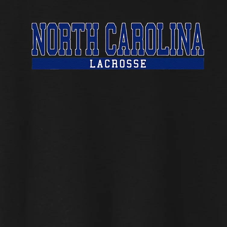 North Carolina Lacrosse Women's Crop Top Tee