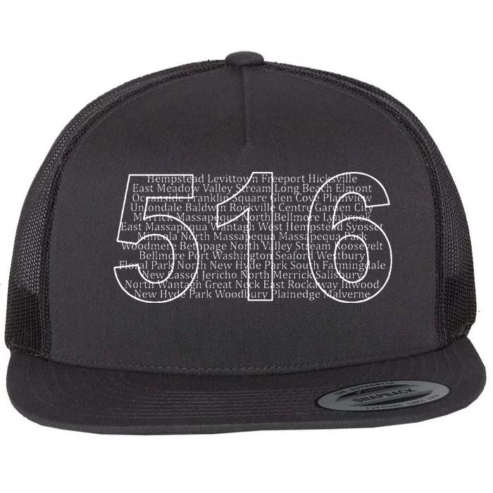 Nassau County Long Island New York Area Code 516 Flat Bill Trucker Hat