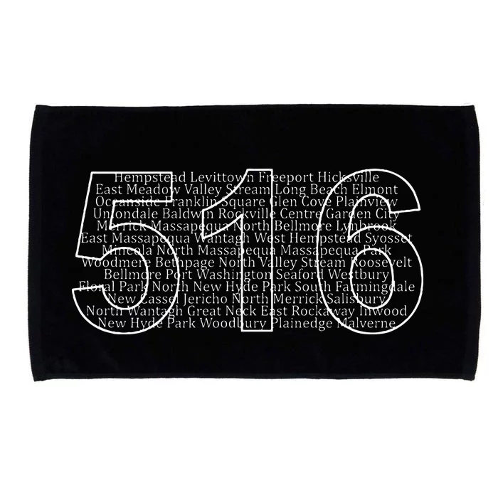 Nassau County Long Island New York Area Code 516 Microfiber Hand Towel