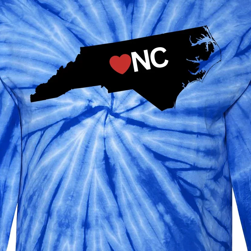 North Carolina Love Tie-Dye Long Sleeve Shirt