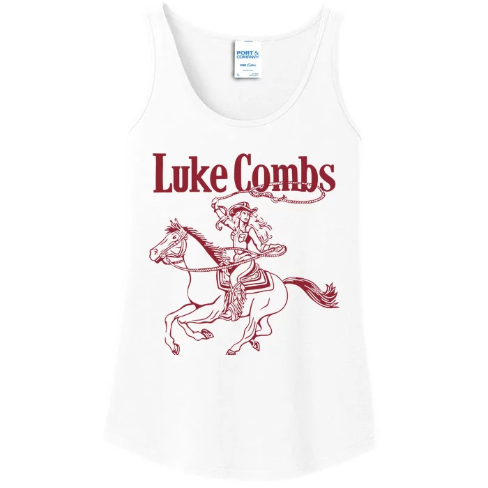 Nicole Comb Lukecombs Lasso Ladies Essential Tank