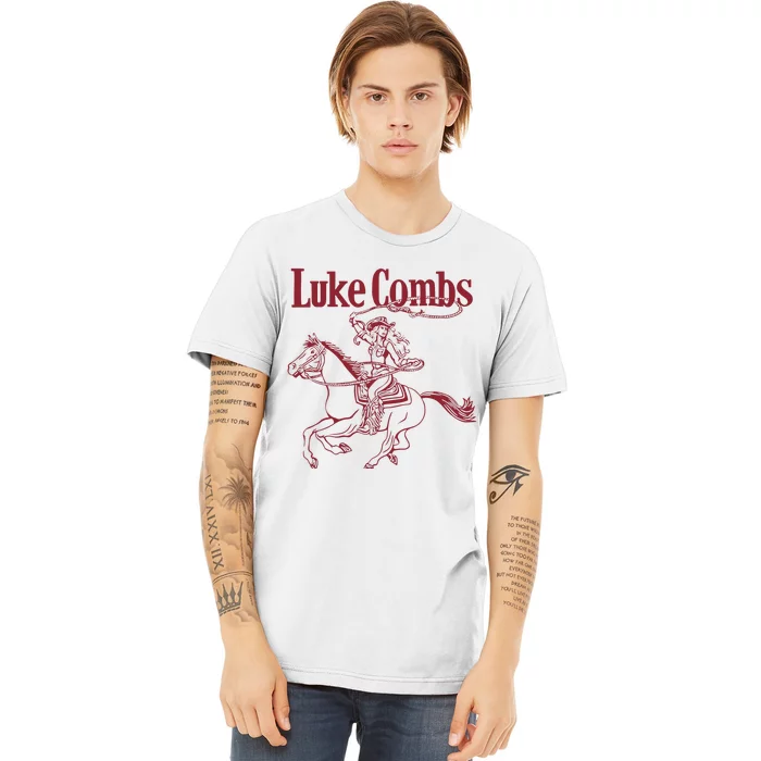 Nicole Comb Lukecombs Lasso Premium T-Shirt