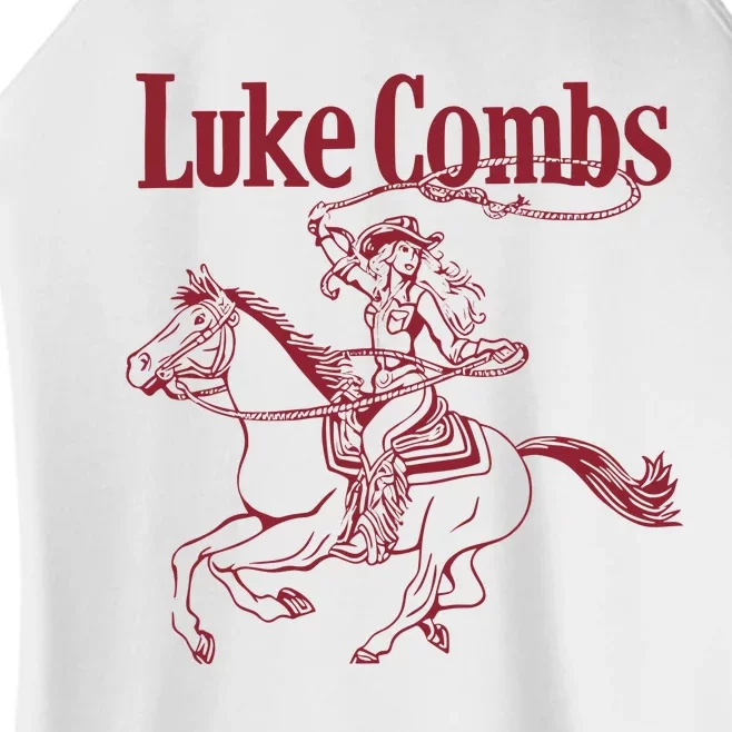 Nicole Comb Lukecombs Lasso Women’s Perfect Tri Rocker Tank