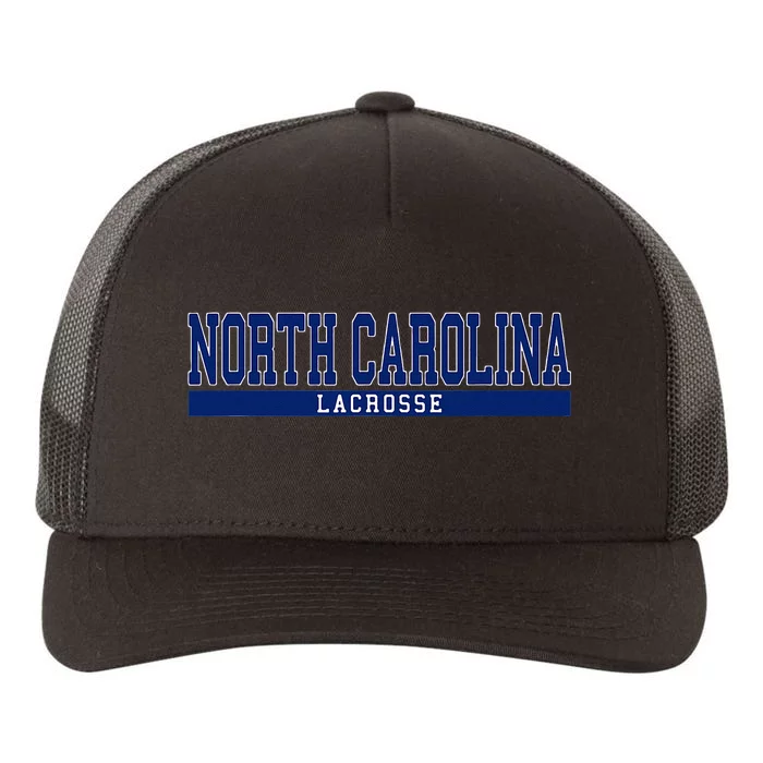 North Carolina Lacrosse Yupoong Adult 5-Panel Trucker Hat