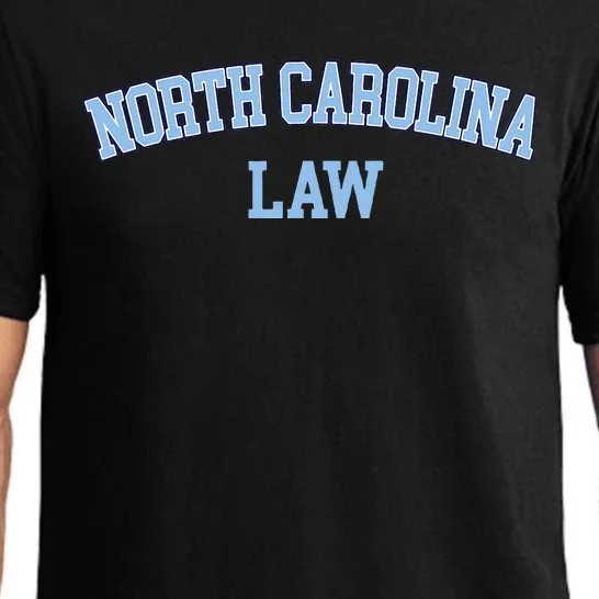 North Carolina Law Attorney Bar Graduate Lawyer College Pajama Set