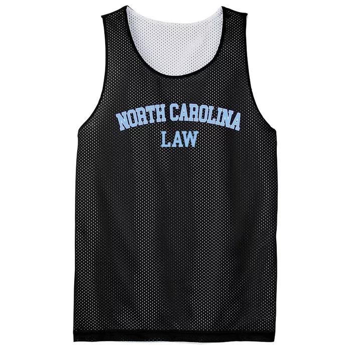 North Carolina Law Attorney Bar Graduate Lawyer College Mesh Reversible Basketball Jersey Tank