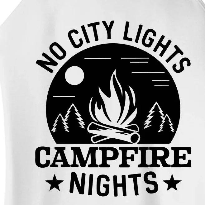 No City Lights Campfire Nights Women’s Perfect Tri Rocker Tank