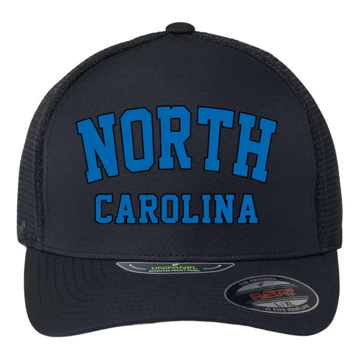 North Carolina Logo Flexfit Unipanel Trucker Cap