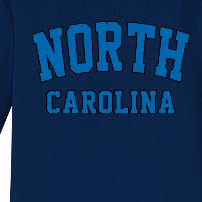 North Carolina Logo Baby Long Sleeve Bodysuit