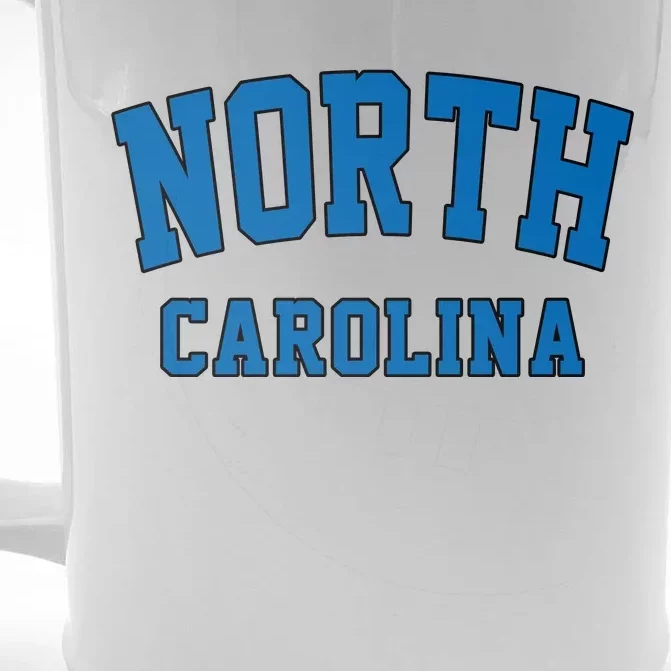 North Carolina Logo Front & Back Beer Stein