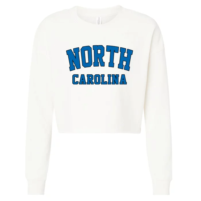 North Carolina Logo Cropped Pullover Crew