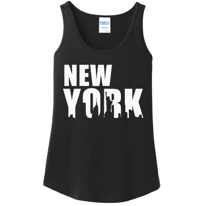 Ny City Lover Born In New York Ladies Essential Tank