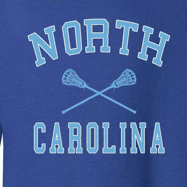 North Carolina Lacrosse Toddler Sweatshirt