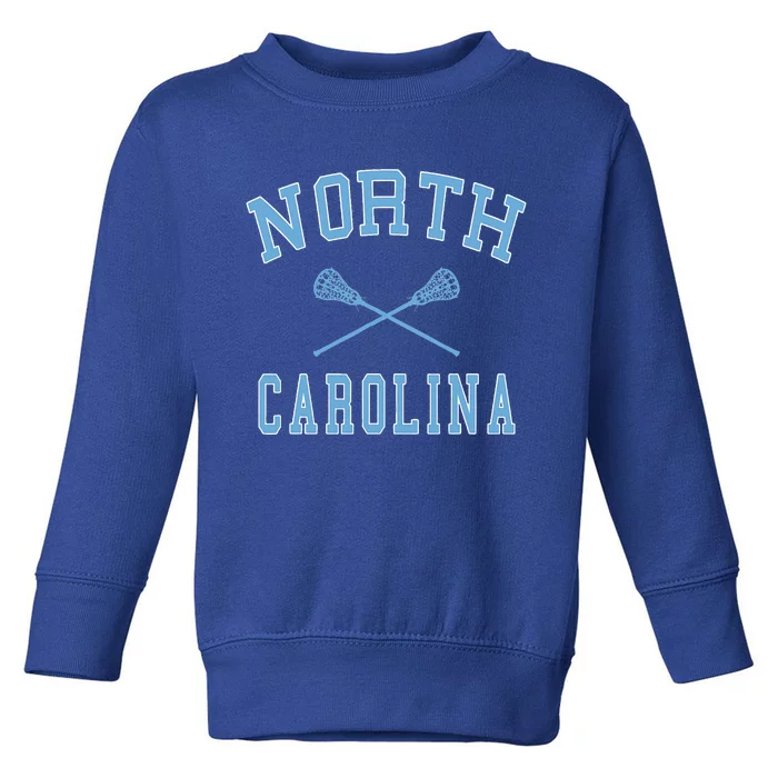 North Carolina Lacrosse Toddler Sweatshirt