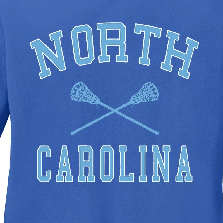 North Carolina Lacrosse Ladies Long Sleeve Shirt