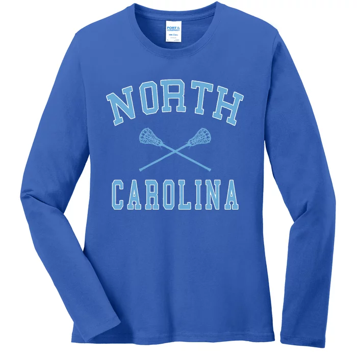 North Carolina Lacrosse Ladies Long Sleeve Shirt