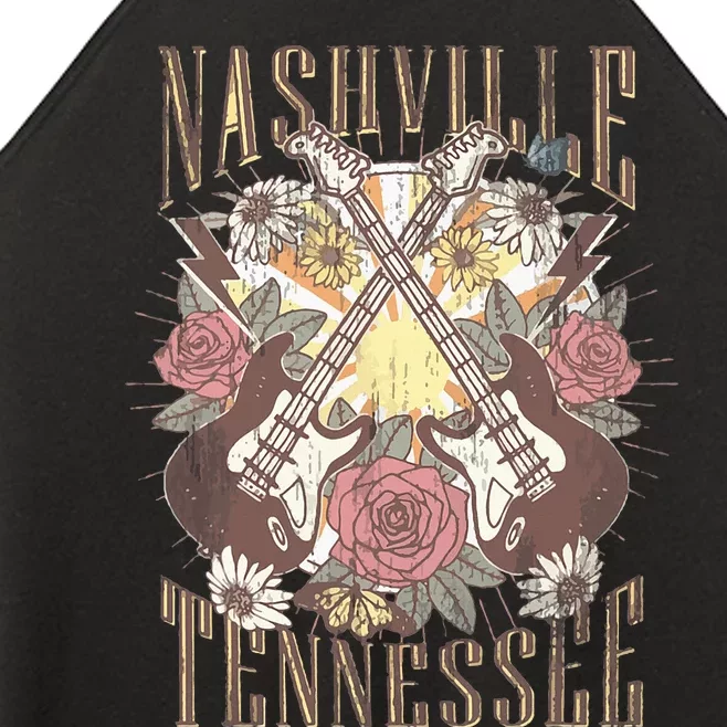 Nashville Country Music City Trip Retro Nash Bash Bach Women’s Perfect Tri Rocker Tank