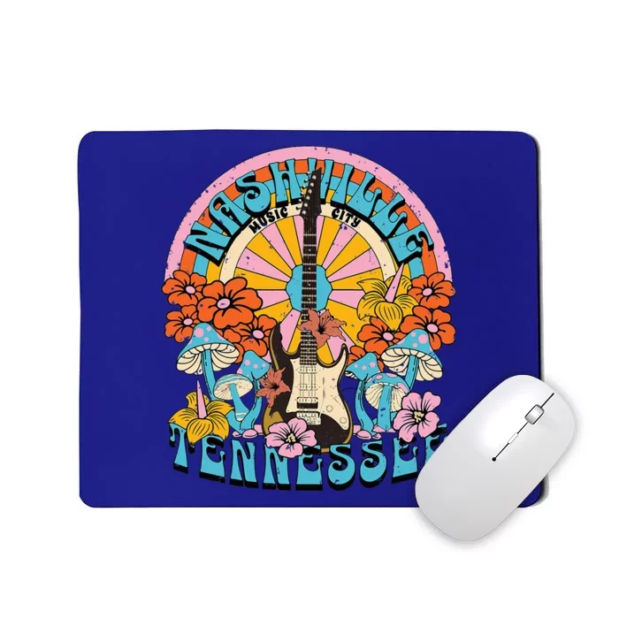 Nashville Country Music City Trip Retro Nash Bash Bach Mousepad