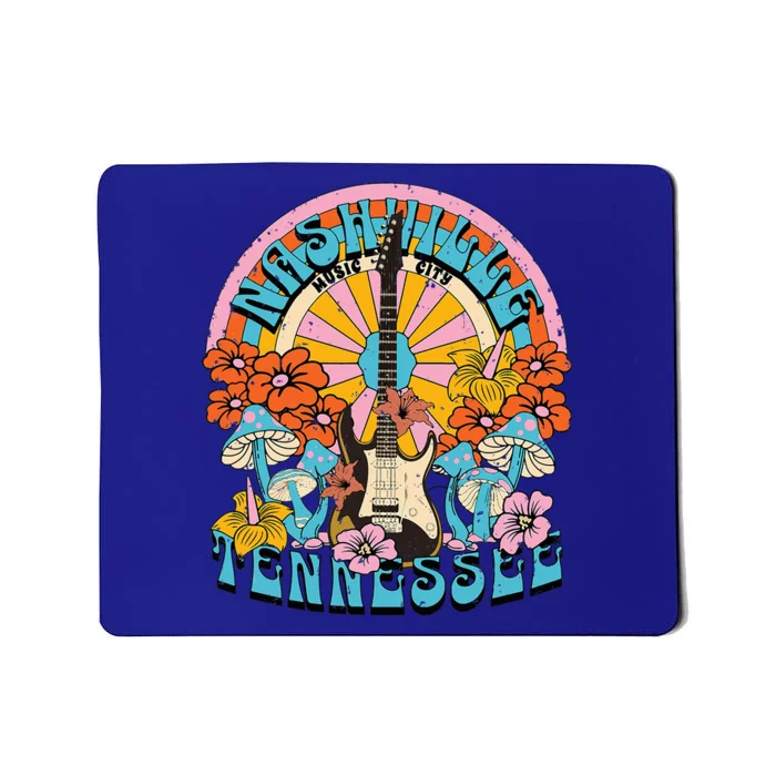 Nashville Country Music City Trip Retro Nash Bash Bach Mousepad