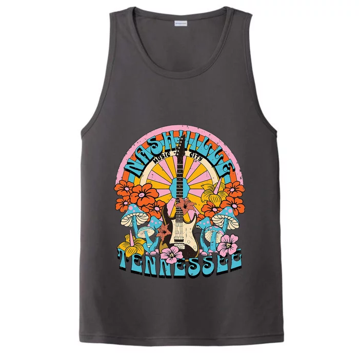 Nashville Country Music City Trip Retro Nash Bash Bach Performance Tank