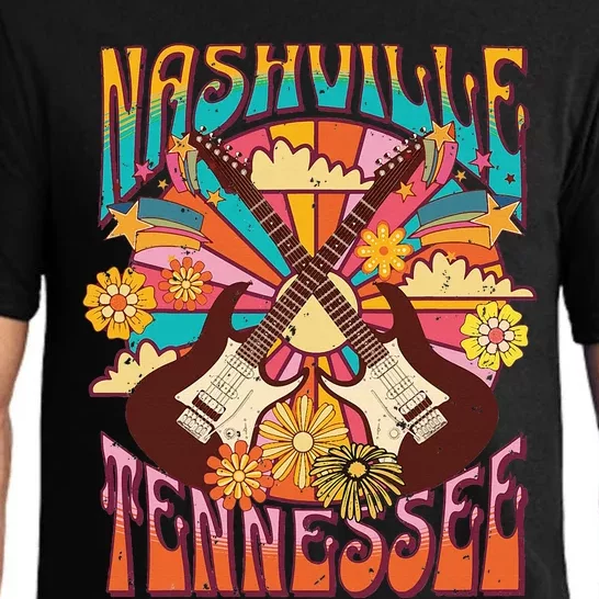 Nashville Country Music City Trip Retro Nash Bash Bach Pajama Set